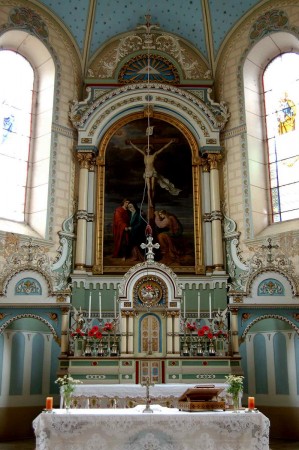 Altar principal Biserica Zabrani